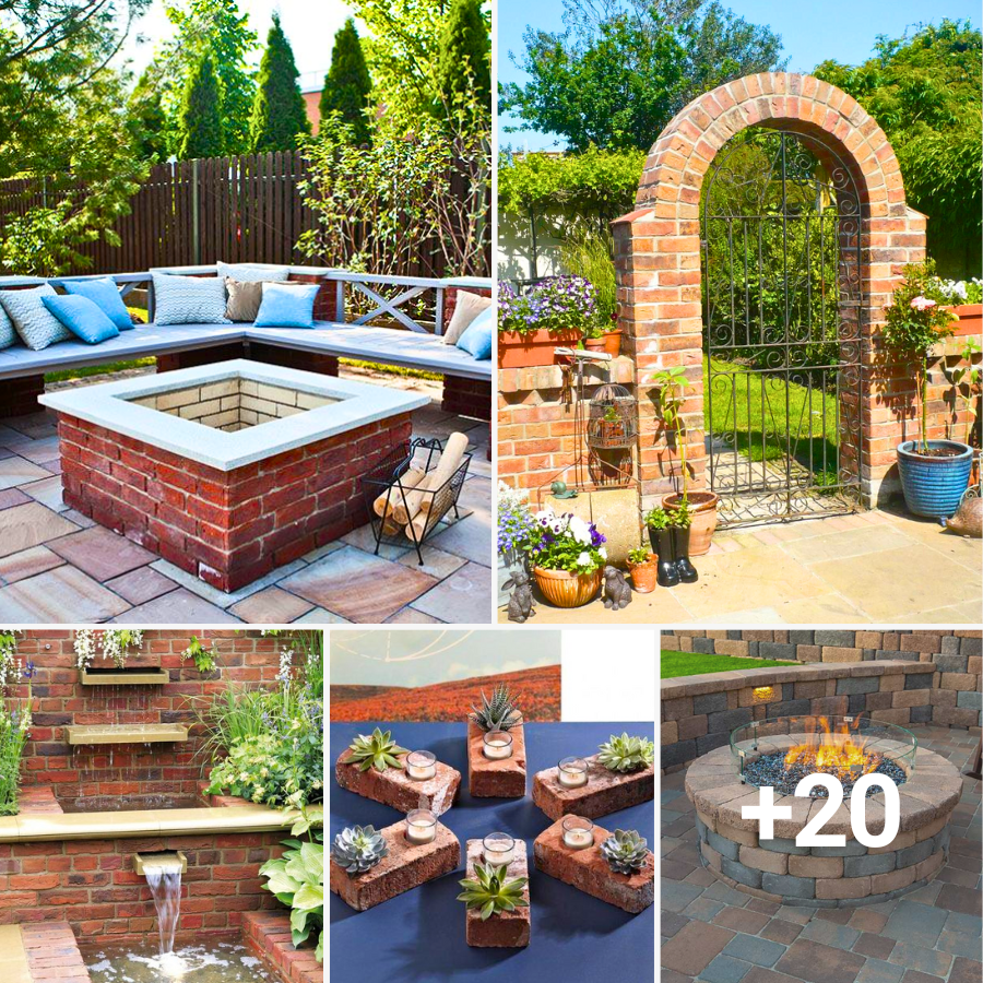 25 Brick Garden Ideas That You Should Try - ZUGNEWS
