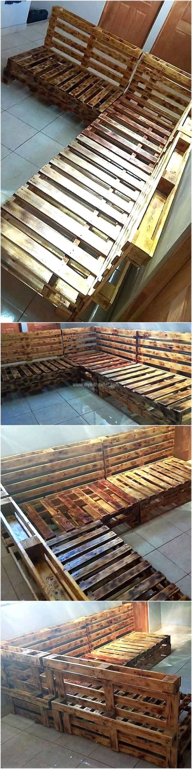 pallet corner sofa