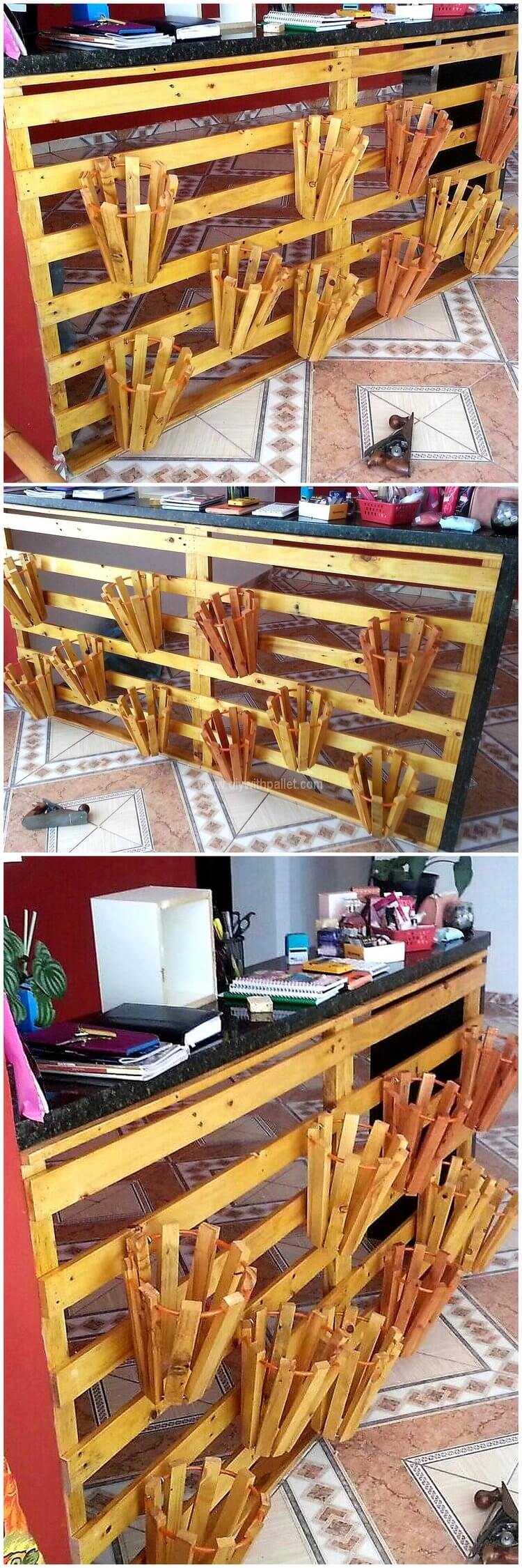 pallet counter desk idea