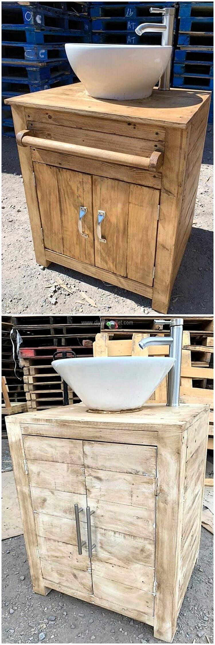 pallet basin table