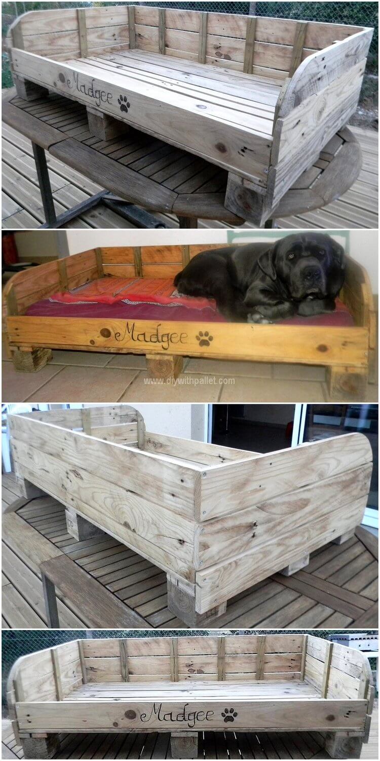 pallet dog bed