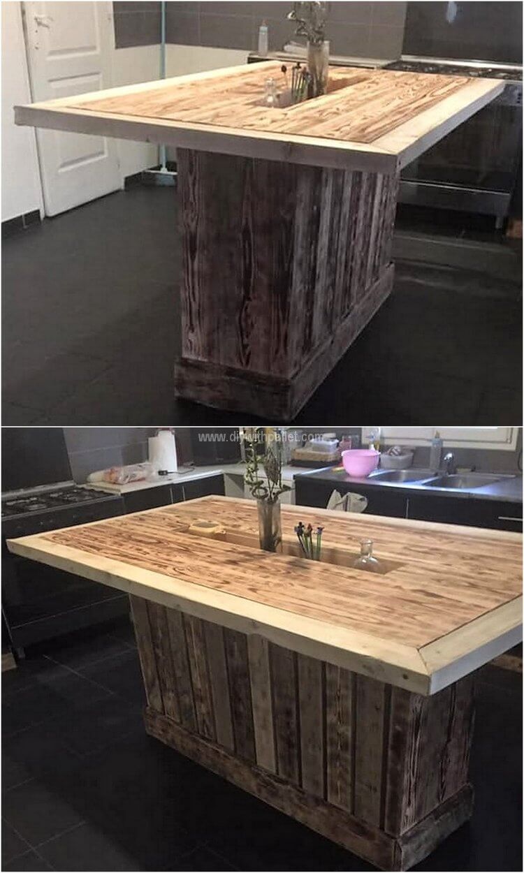 recycled pallet table