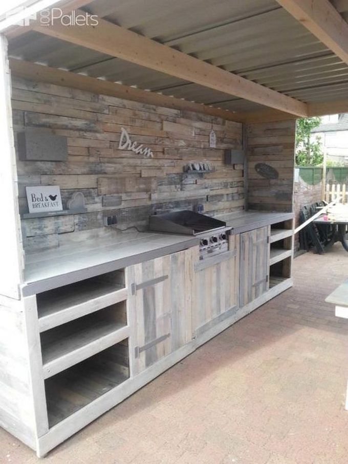 wood pallet outdoor kitchen ideas (3)