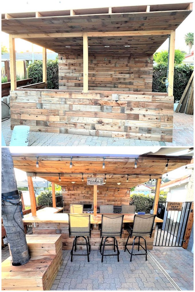 wood pallet outdoor kitchen ideas (19)