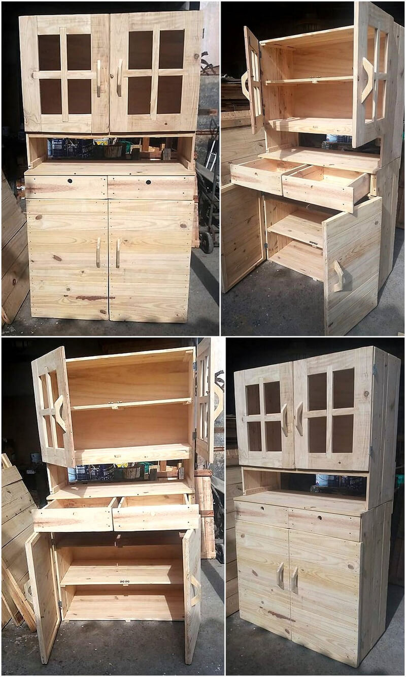 wood pallets wardrobe