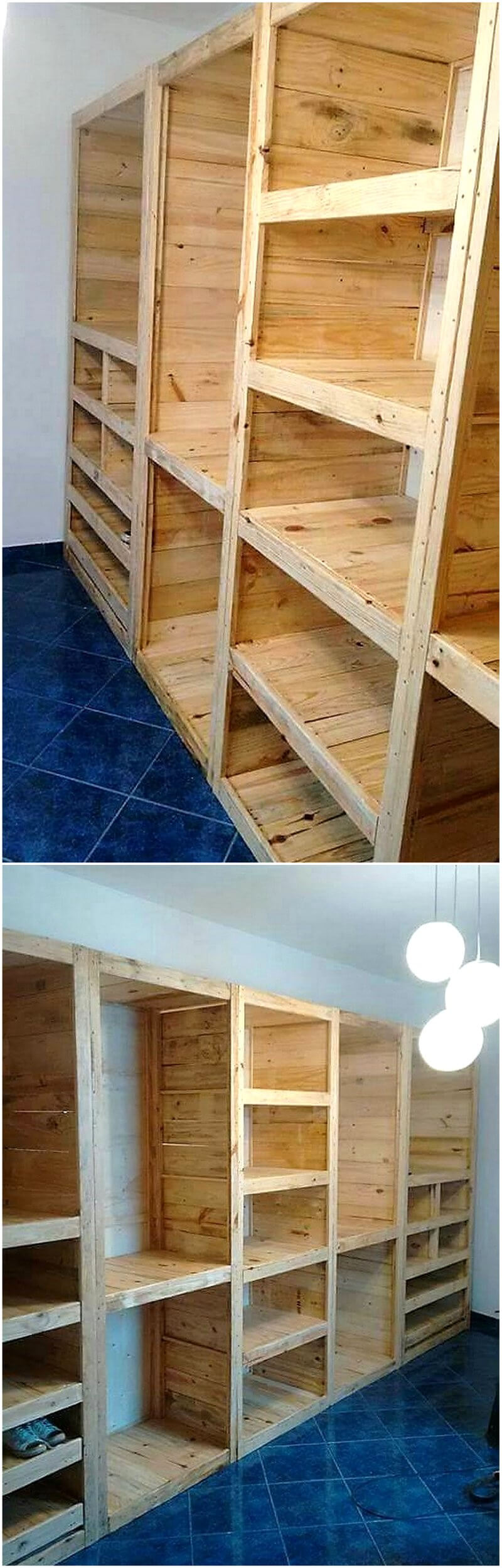 pallets shelving cabinet