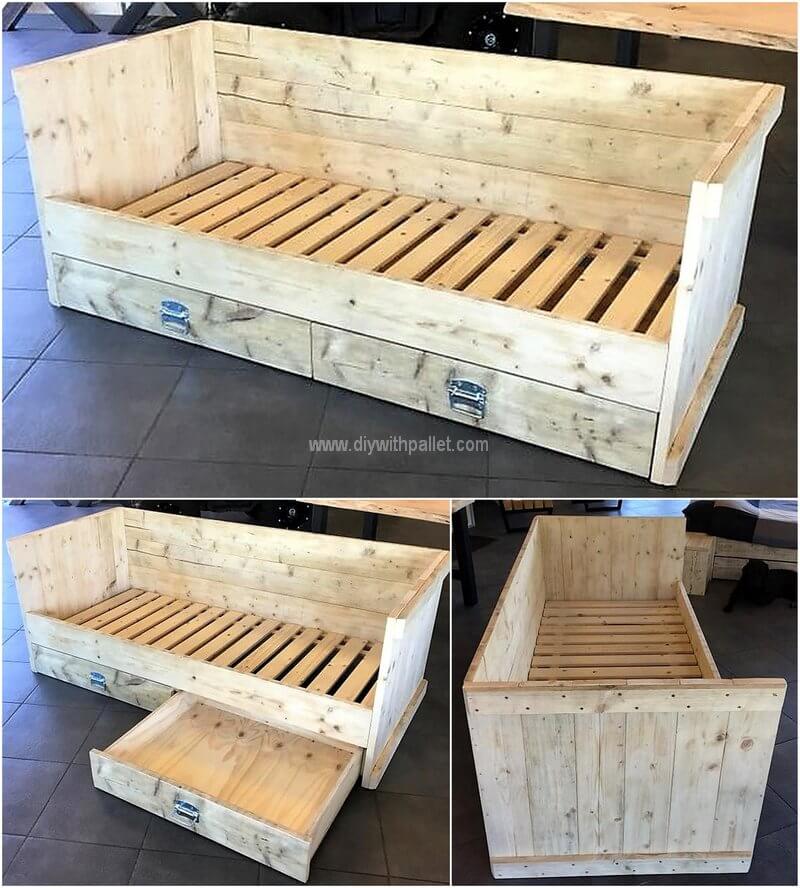 pallet sofa with storage