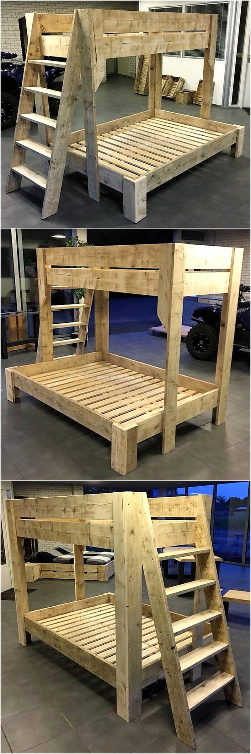 pallet bunk bed idea