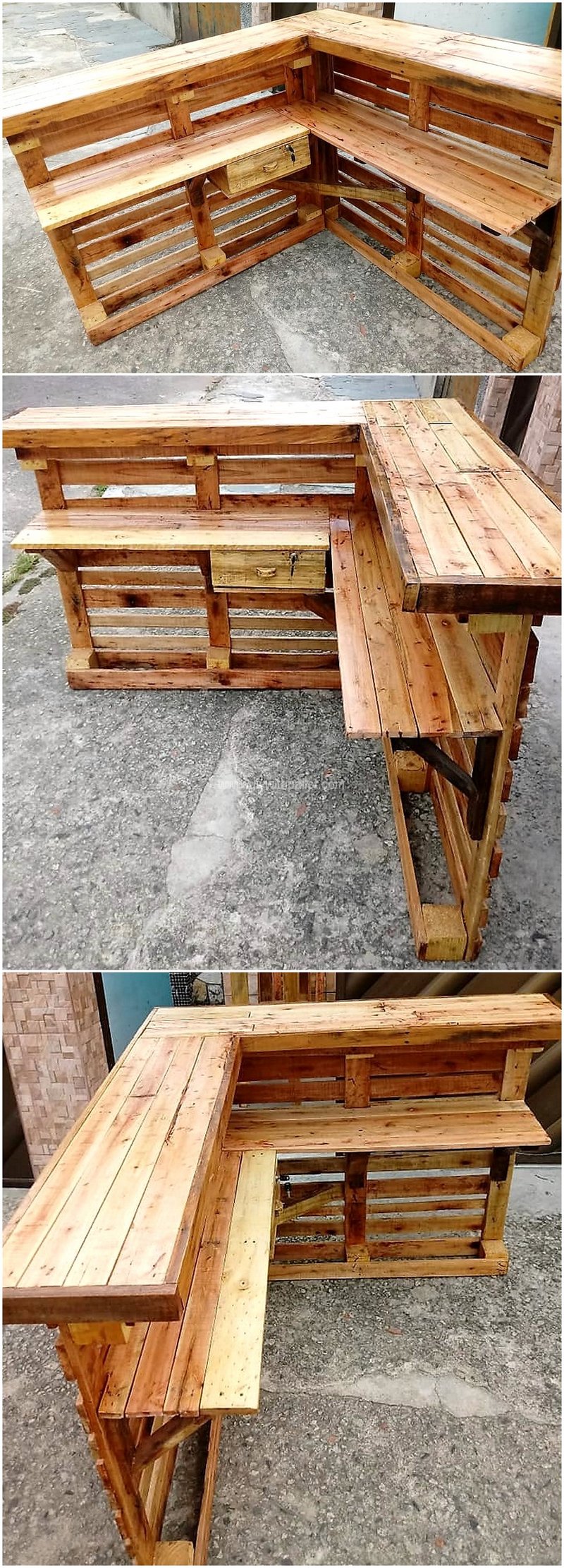 wood pallet bar