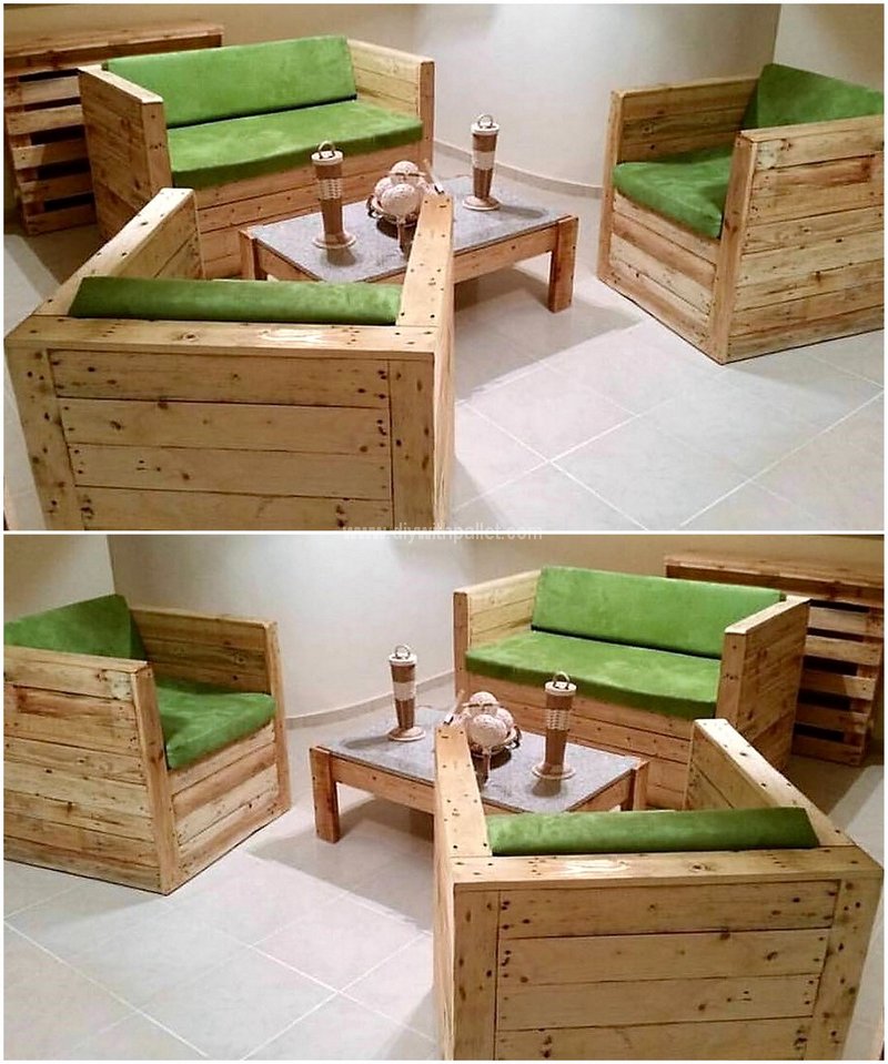 recycled pallet furniture