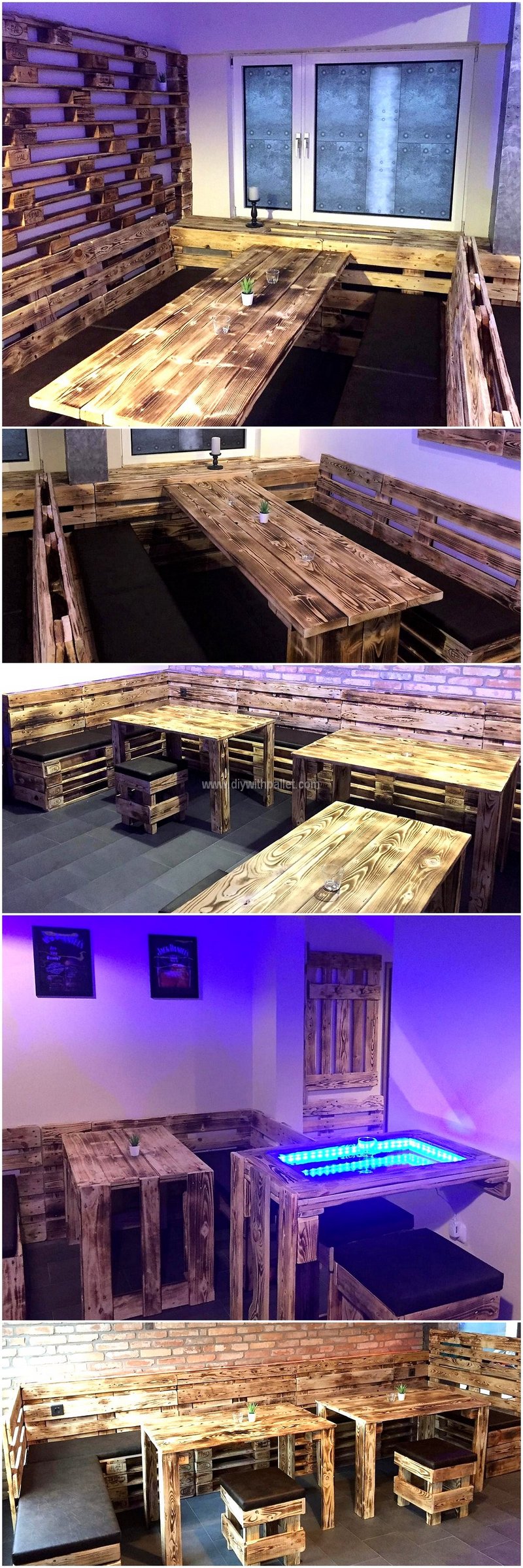 pallet powered bar