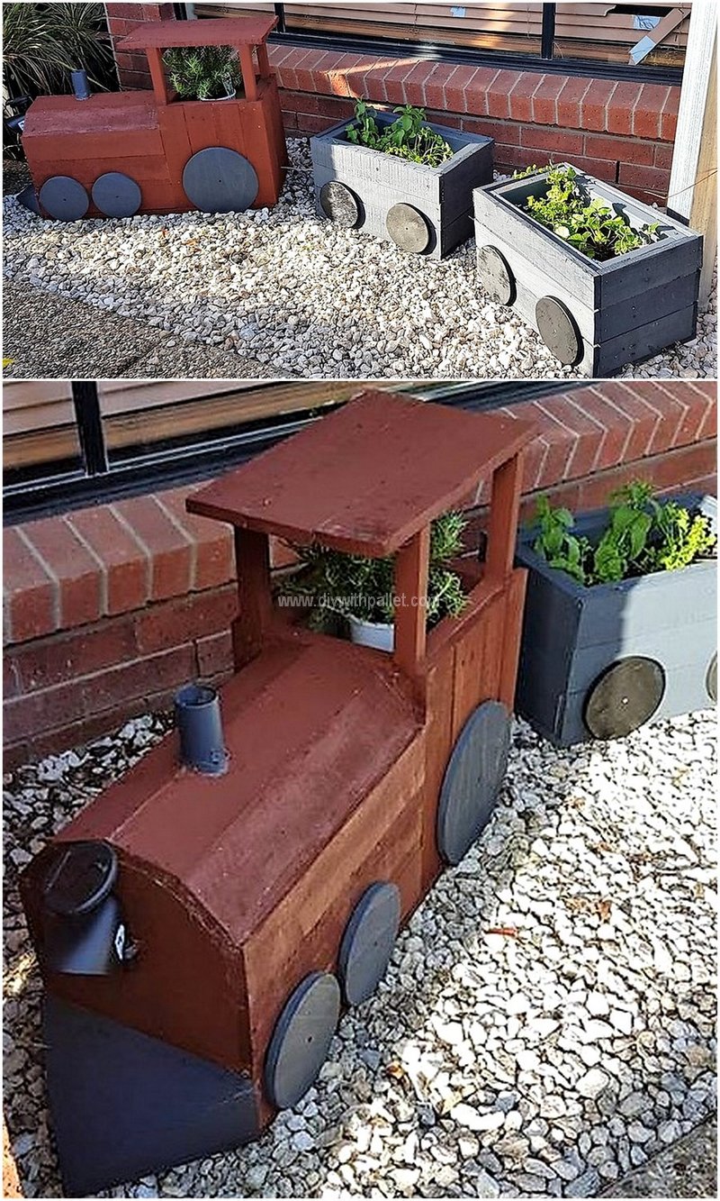 pallet garden decor art