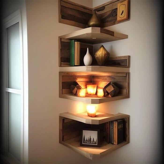 wood pallet corner shelf ideas (2)