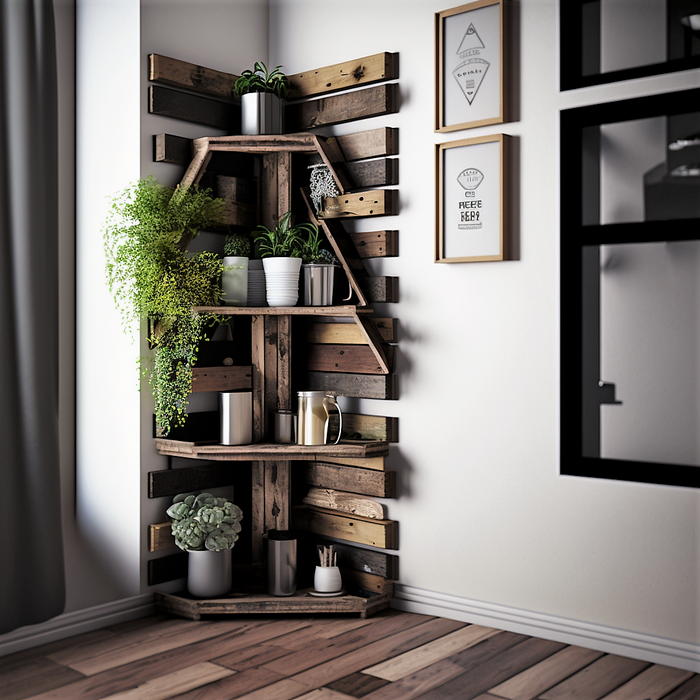 wood pallet corner shelf ideas (15)