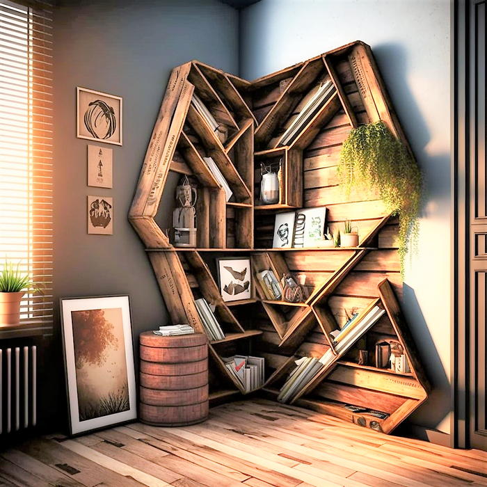 wood pallet corner shelf ideas (20)
