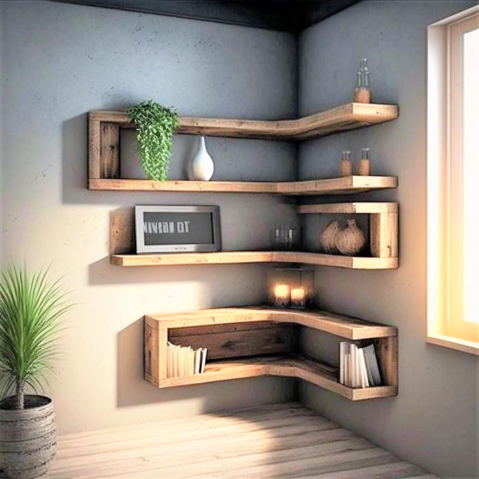 wood pallet corner shelf ideas (23)