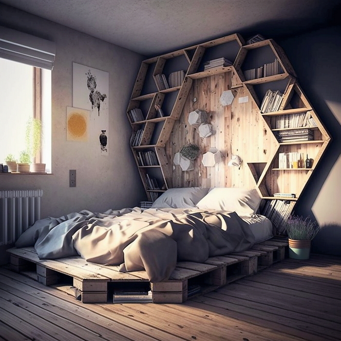 wood pallet bed ideas (3)
