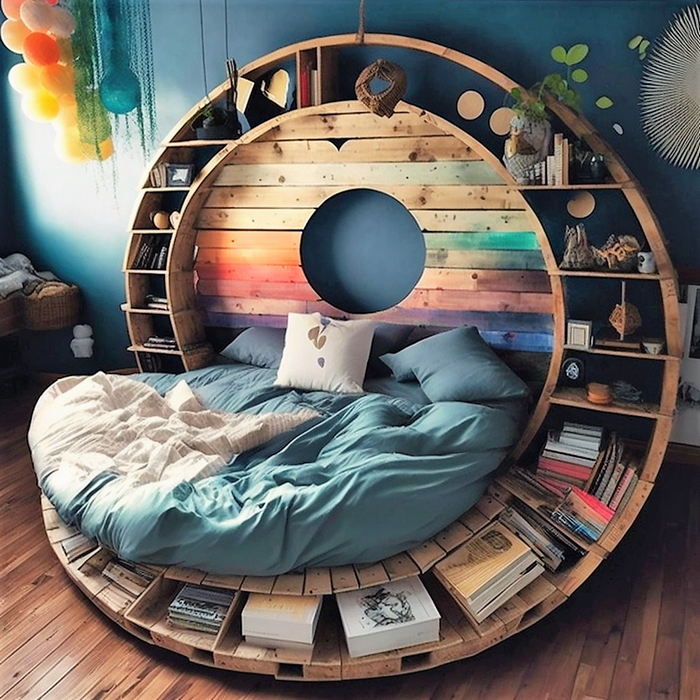wood pallet bed ideas (7)