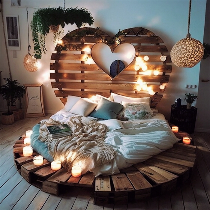 wood pallet bed ideas (13)