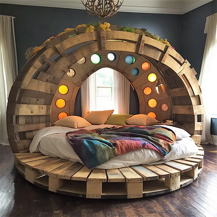 wood pallet bed ideas (15)