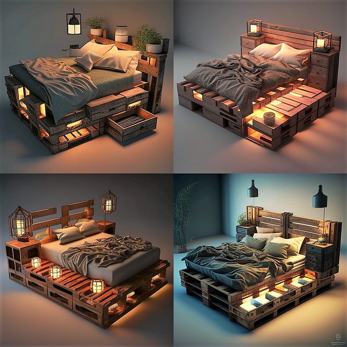 wood pallet bed ideas (28)