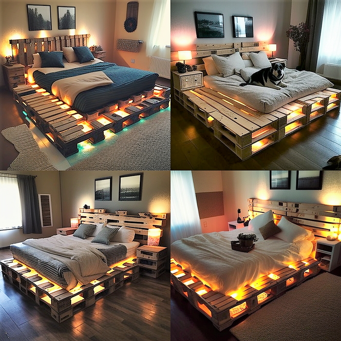 wood pallet bed ideas (29)
