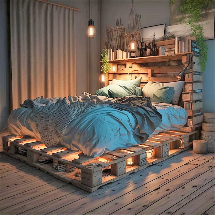 wood pallet bed ideas (33)