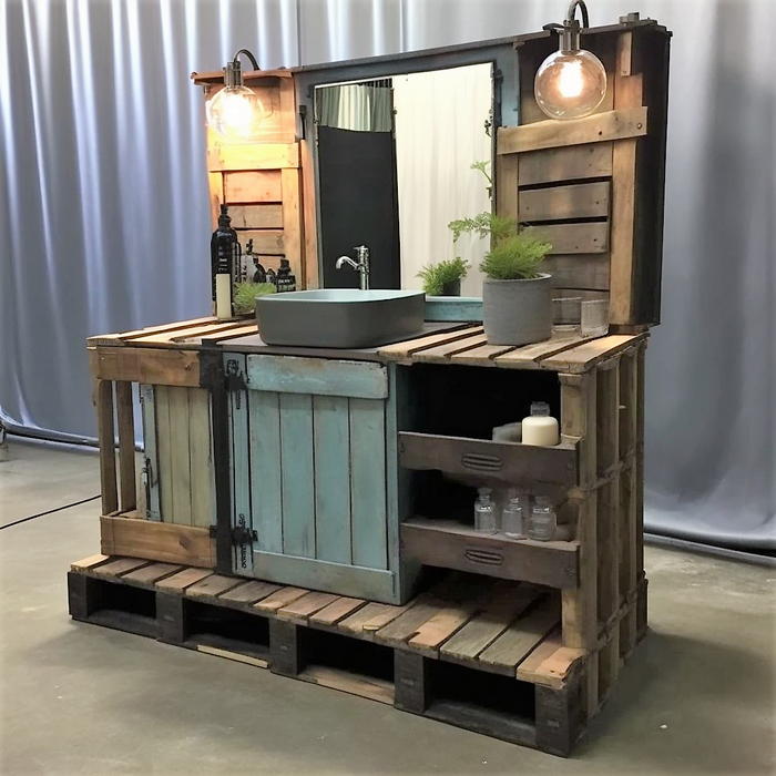 wood pallet bathroom vanity ideas (11)