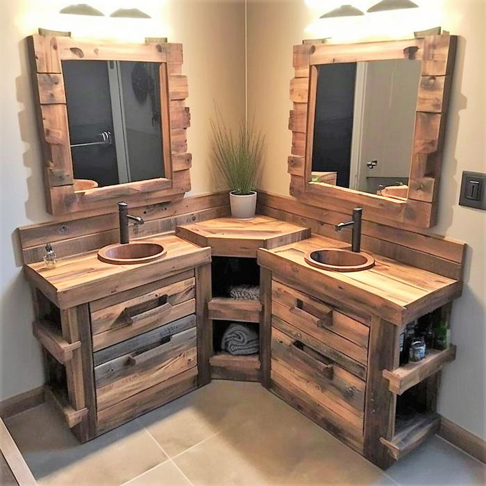wood pallet bathroom vanity ideas (12)