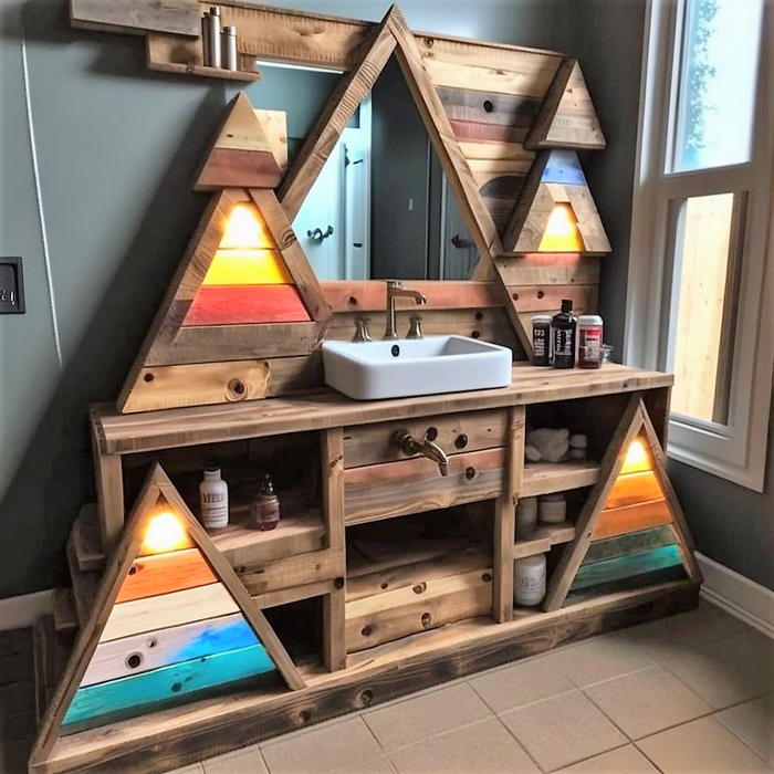 wood pallet bathroom vanity ideas (22)