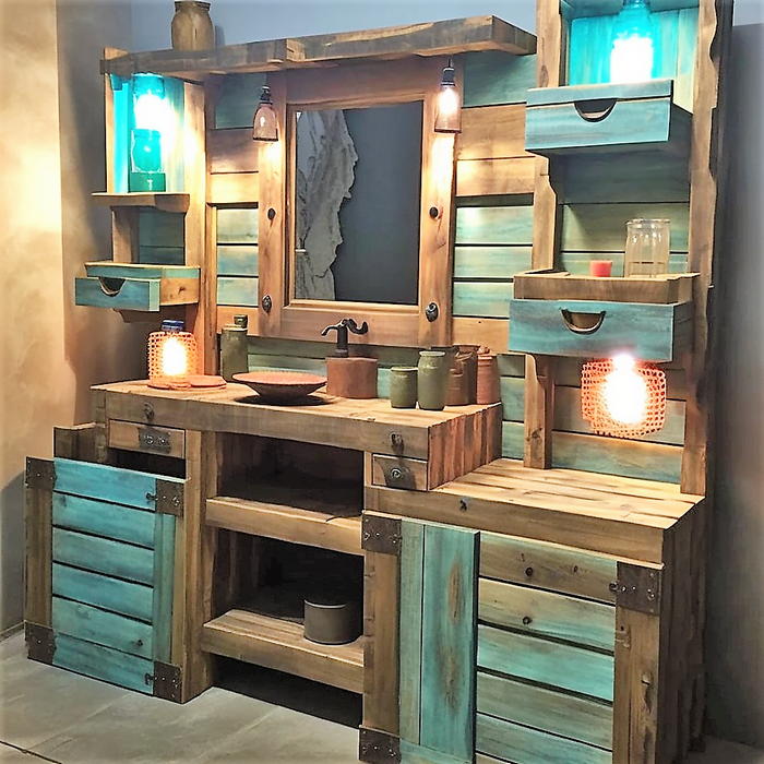 wood pallet bathroom vanity ideas (28)
