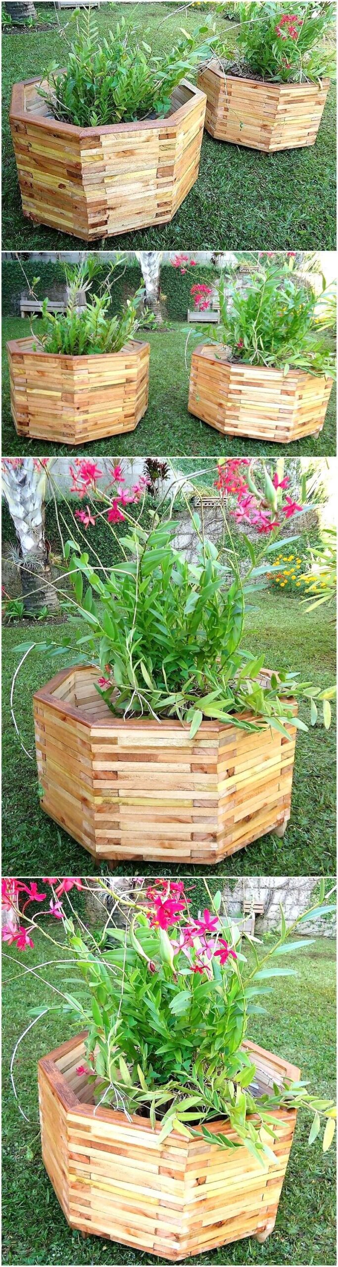 pallet planter art