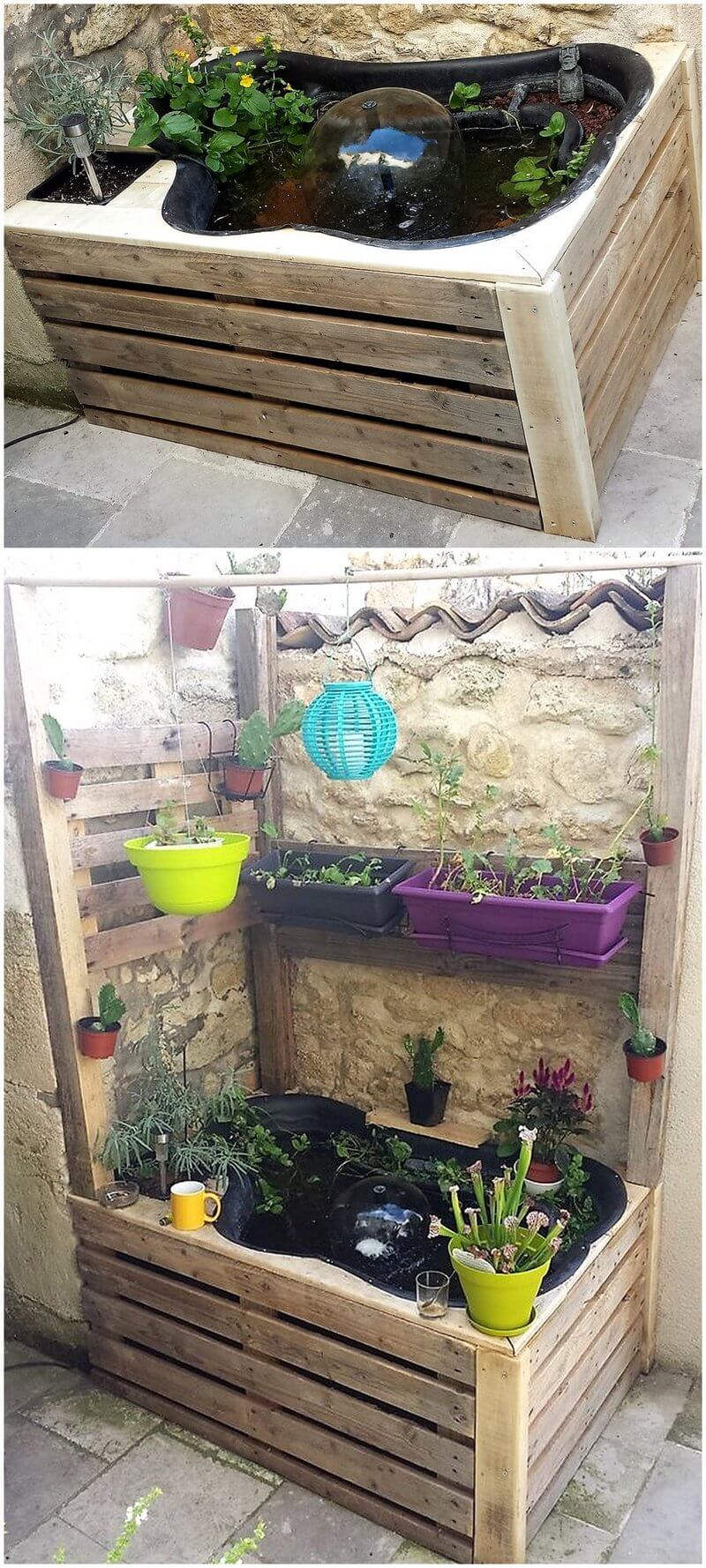 pallet patio decor art