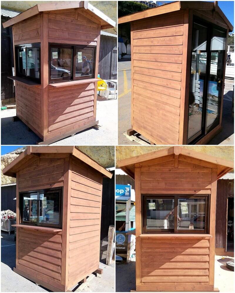 pallet patio cabin project