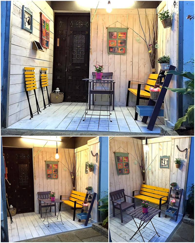 pallets little indoor deck