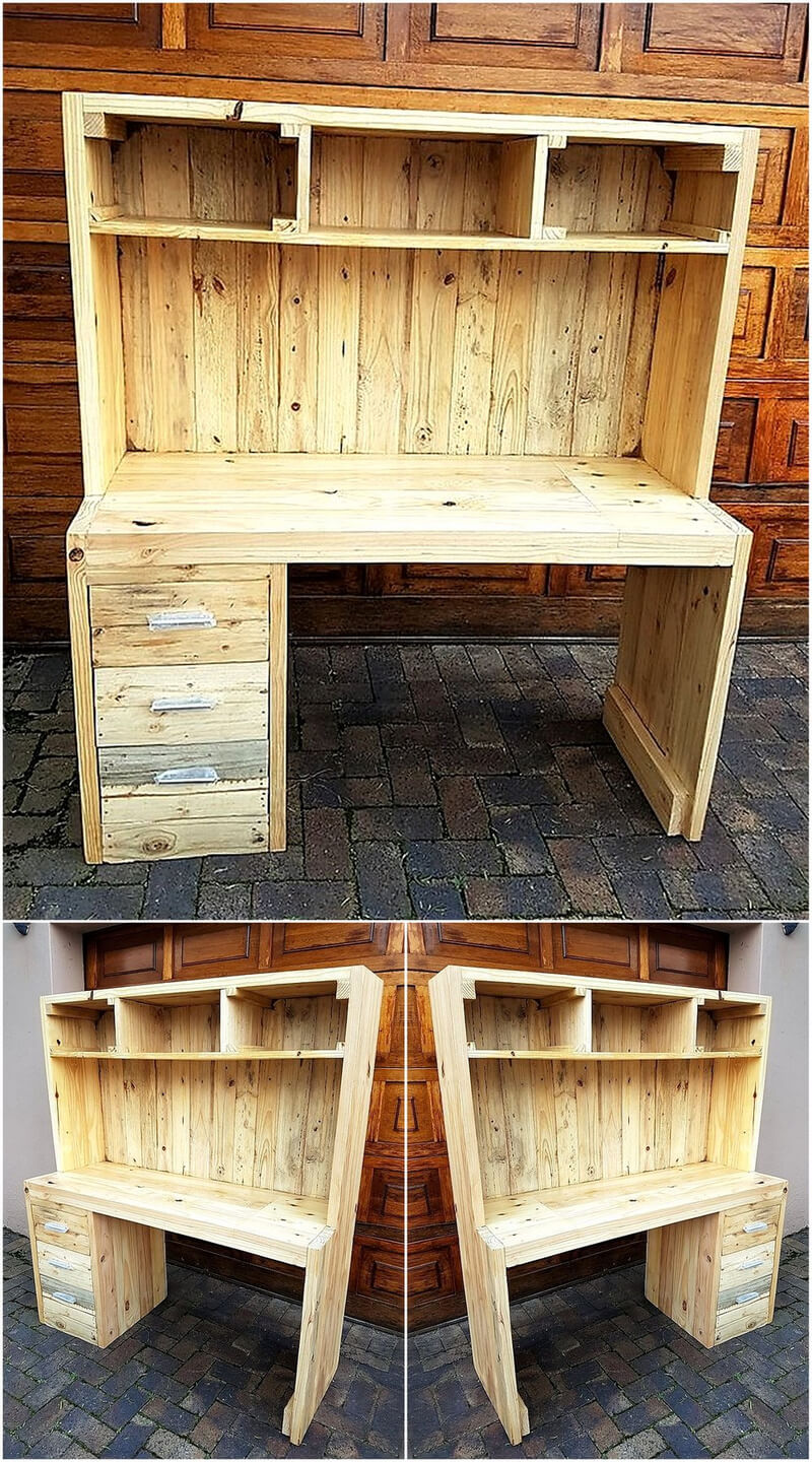 pallet wardrobe idea