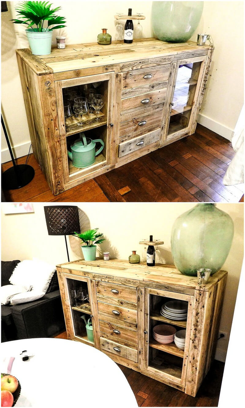 pallet entryway table plan