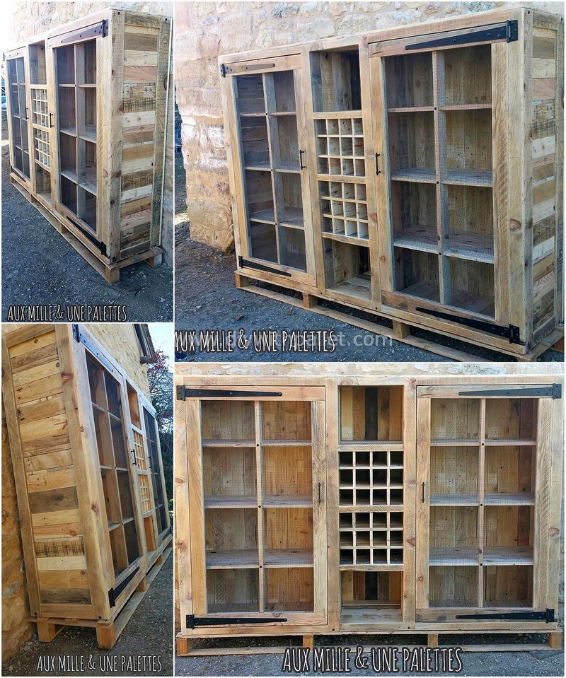 wood pallet wardrobe