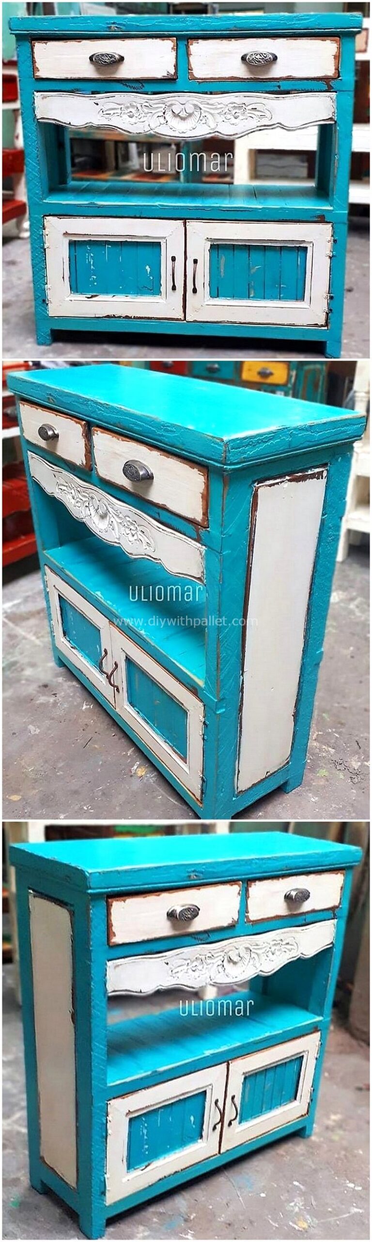 pallet entrance table idea