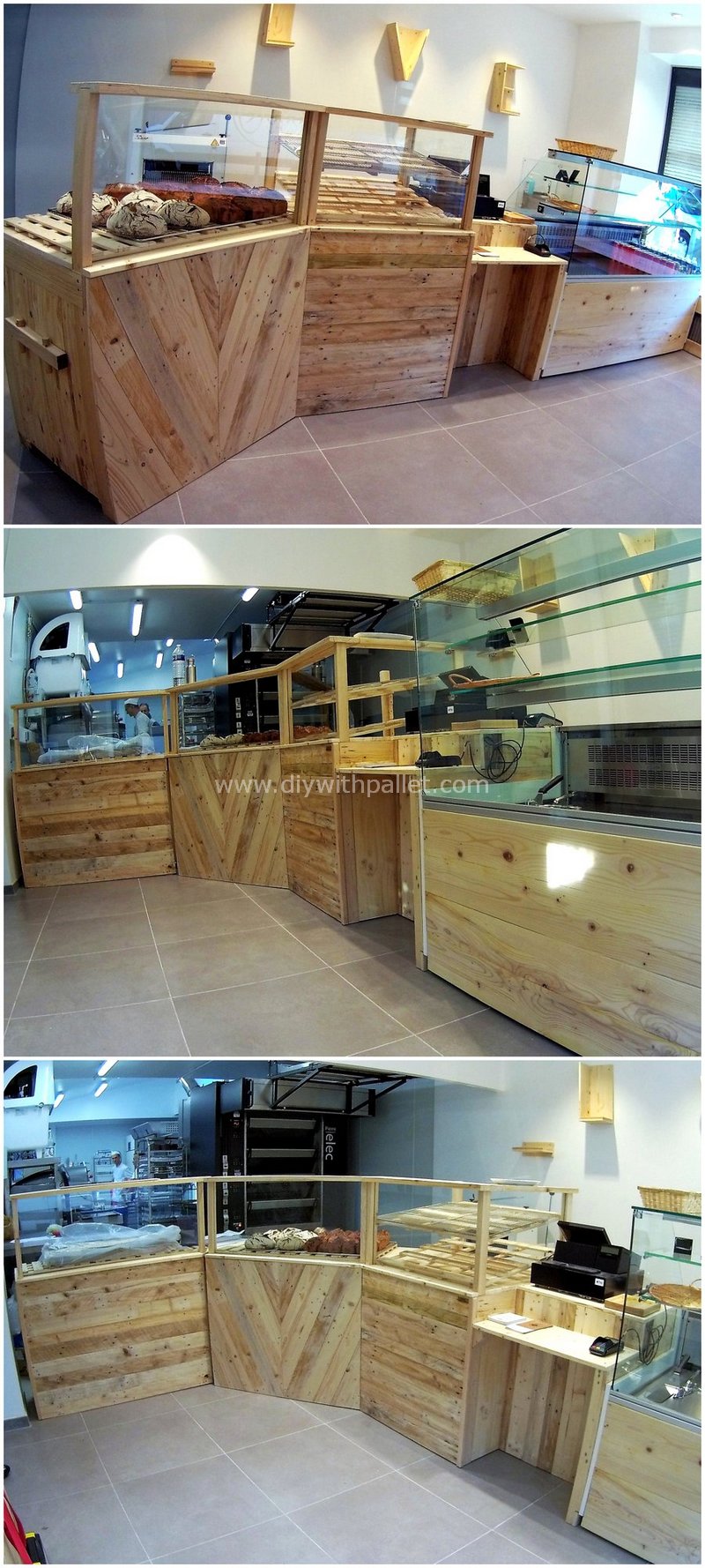 wood pallet bakery project