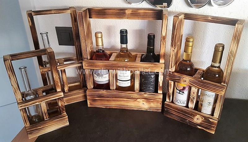 pallet bottles holder