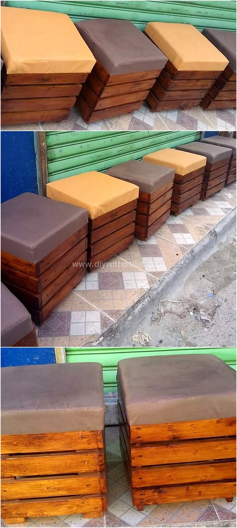 pallets made stools