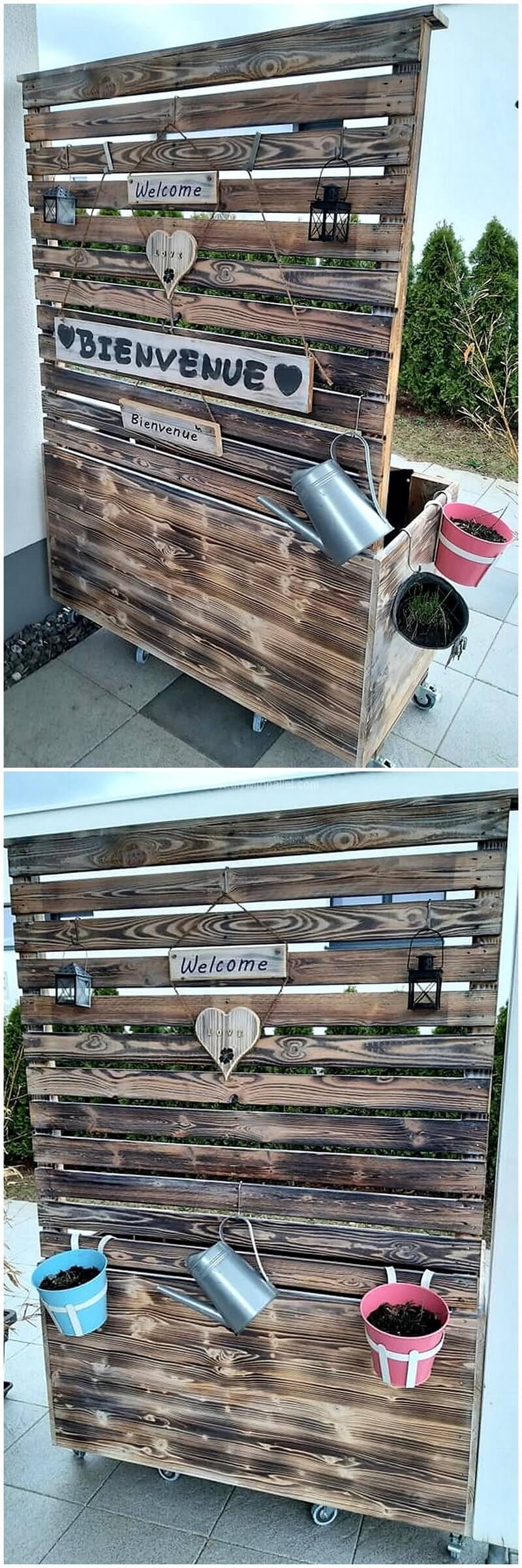 pallet planter idea