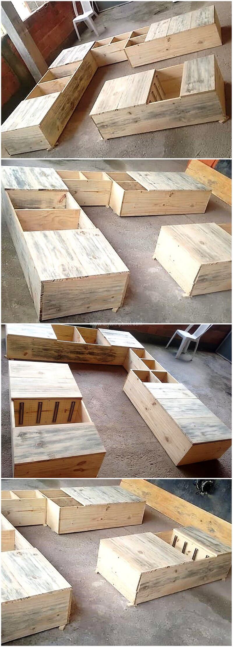 pallet wardrobe plan