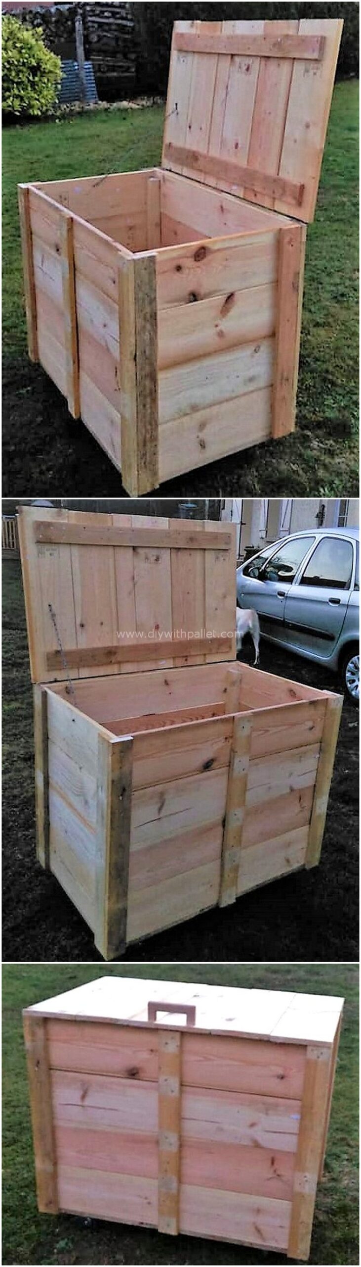 pallet storage trunk