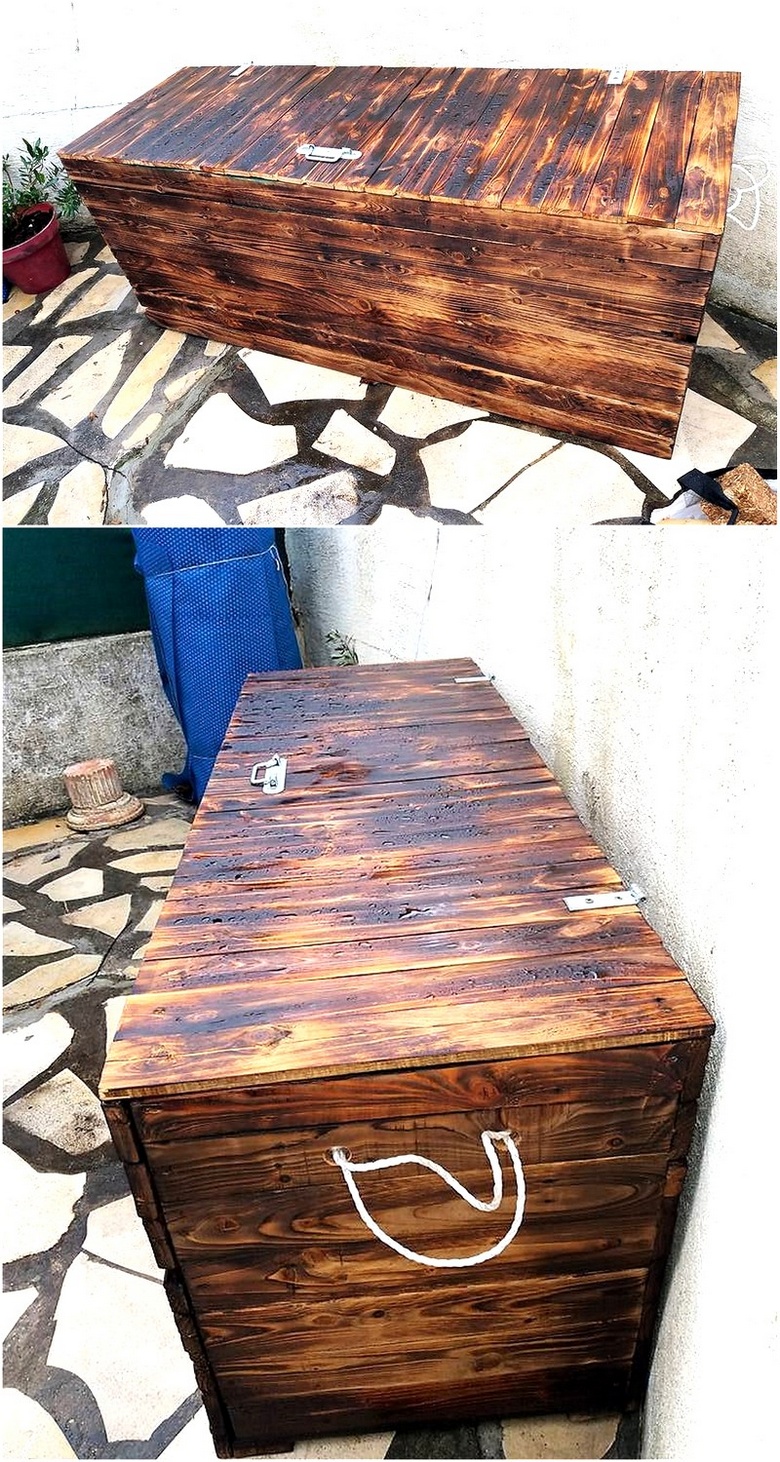 wood pallet trunk