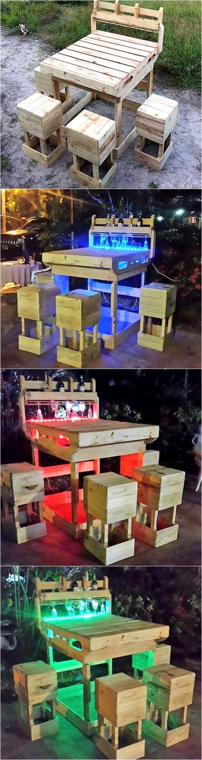 2 - pallet patio bar plan