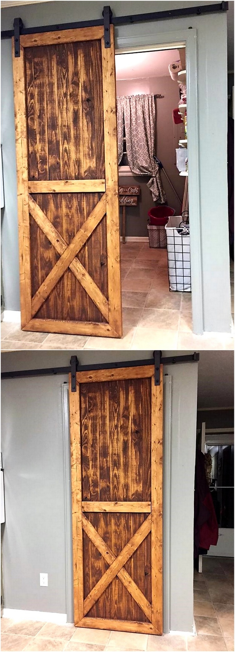 pallet sliding door
