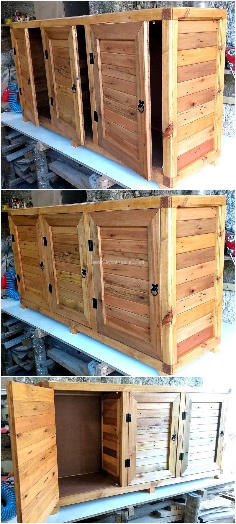 pallet kitchen storage box
