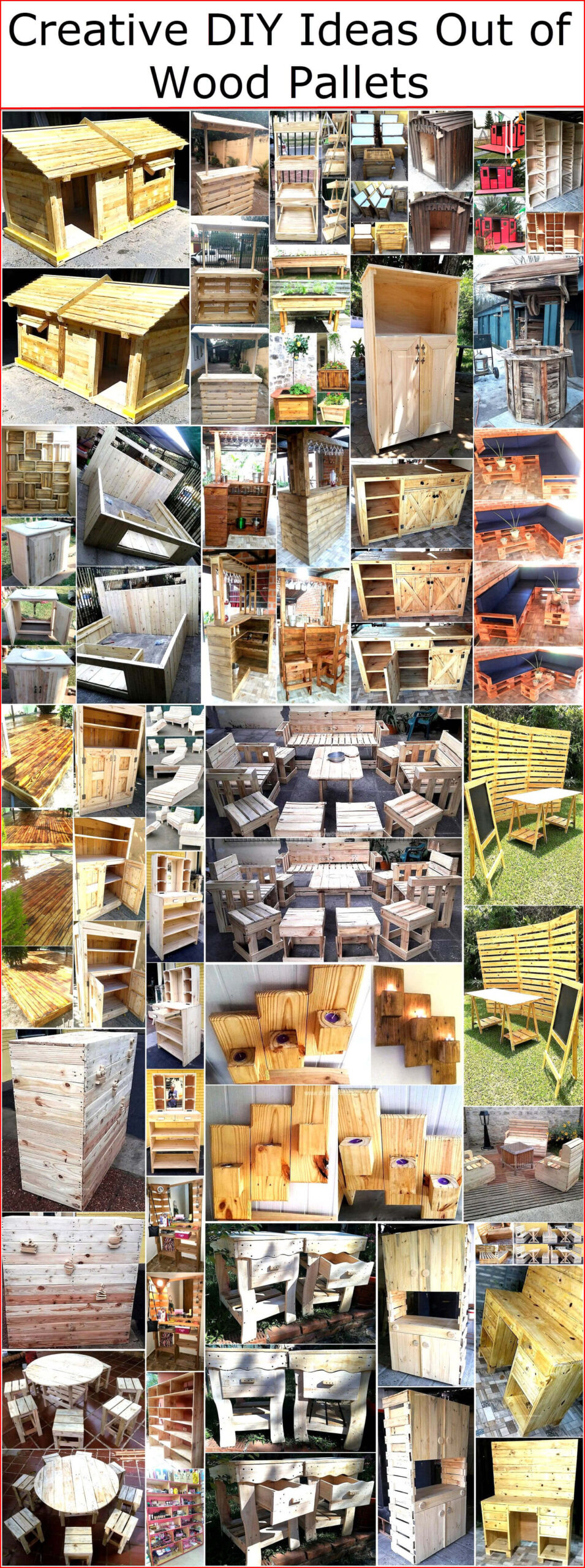 Creative DIY Ideas Out of Wood Pallets